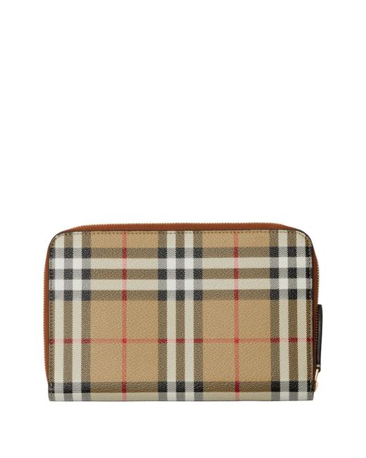 Burberry Vintage Check-pattern bi-fold wallet