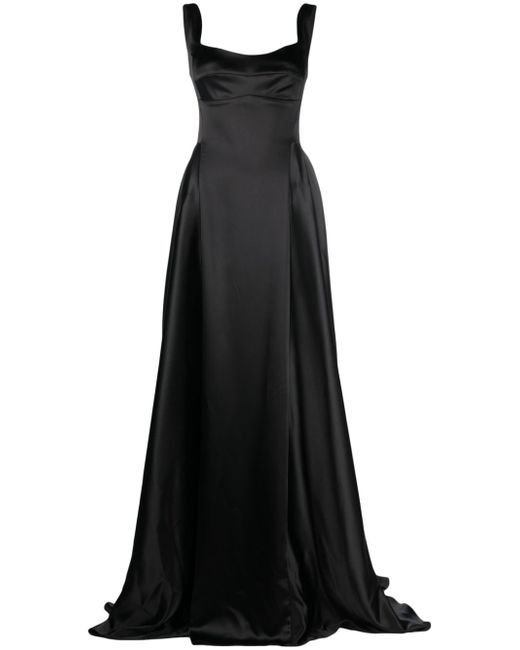 Atu Body Couture V-back satin gown