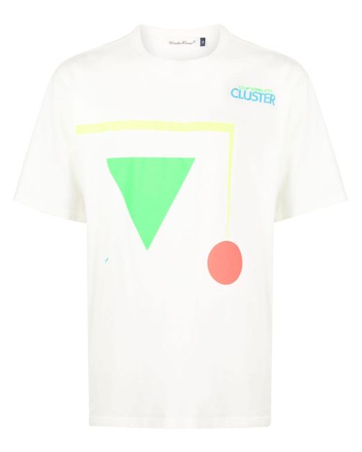 Undercover Cluster geometric-print cotton T-shirt