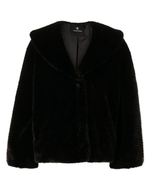 Anine Bing Hilary faux-fur jacket