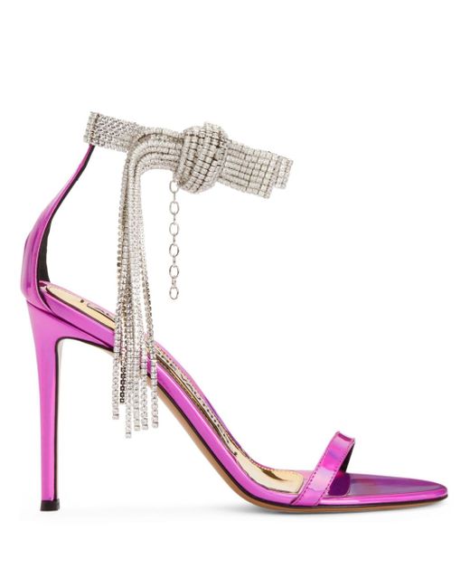 Alexandre Vauthier Diana 105mm crystal-embellished sandals