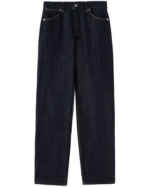 Jil Sander contrast-stitching jeans