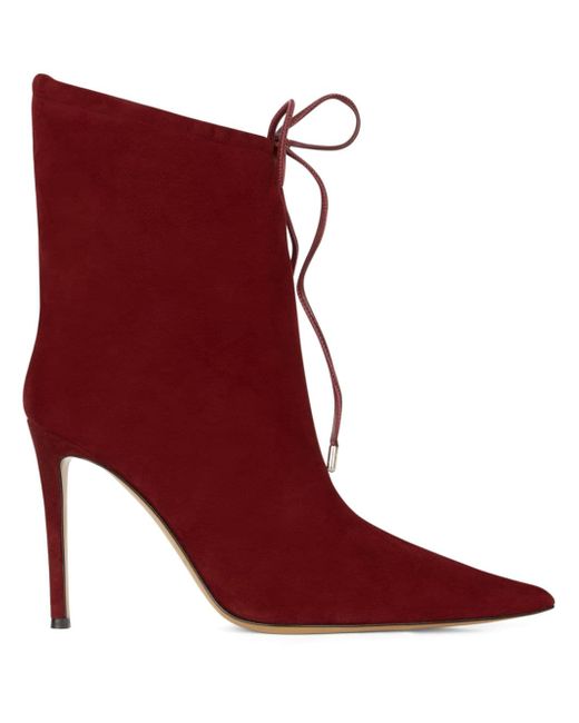 Alexandre Vauthier 105mm pointed-toe suede boots