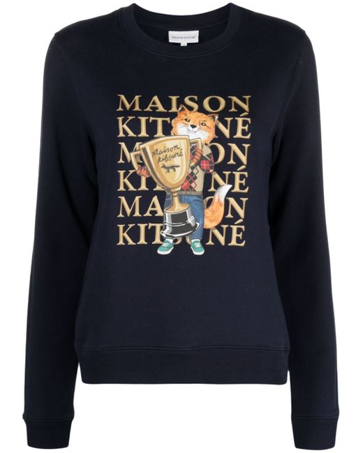 Maison Kitsuné fox logo-print sweatshirt