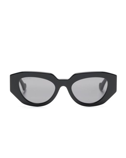 Gucci Gene GG oval-frame sunglasses