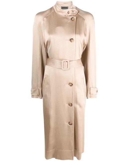 10 Corso Como double-breasted belted satin coat