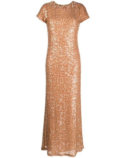 Sachin + Babi Shiloh sequin-embellished gown