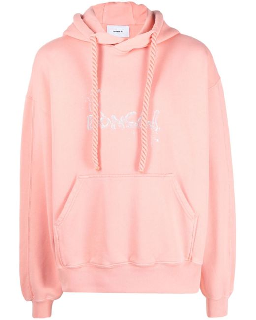 Bonsai logo-print hoodie