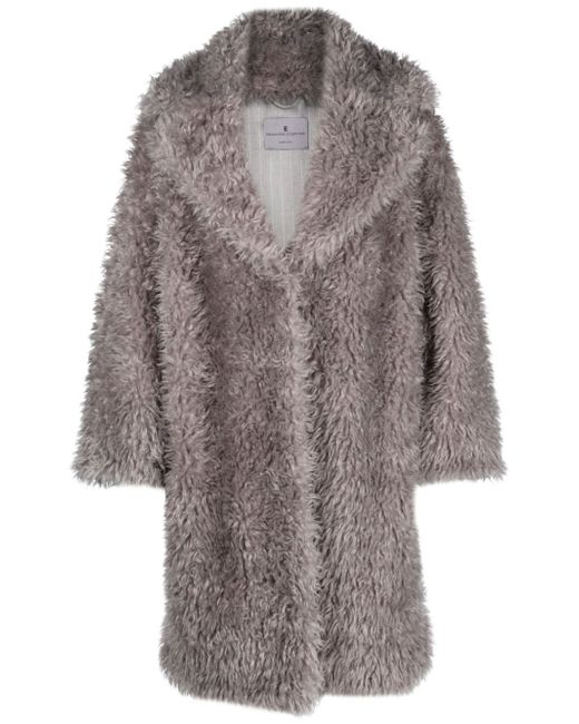 Ermanno Scervino bushed-effect faux-fur coat