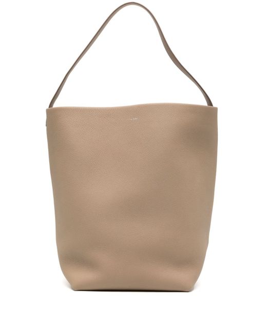The Row large Park leather tote bag