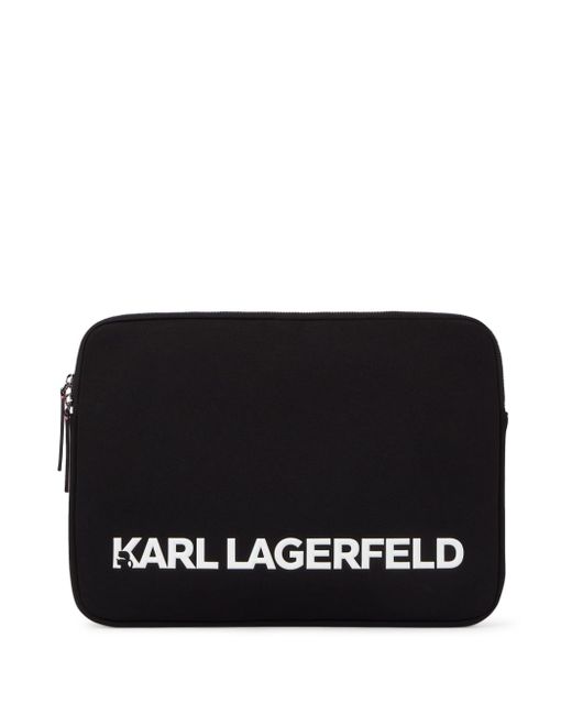 Karl Lagerfeld K/Skuare zip-up laptop case