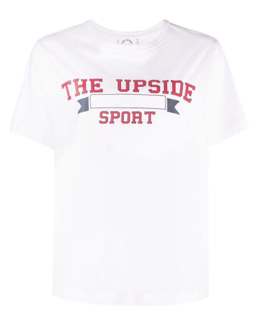 The Upside Raquette Jodhi logo-print T-shirt