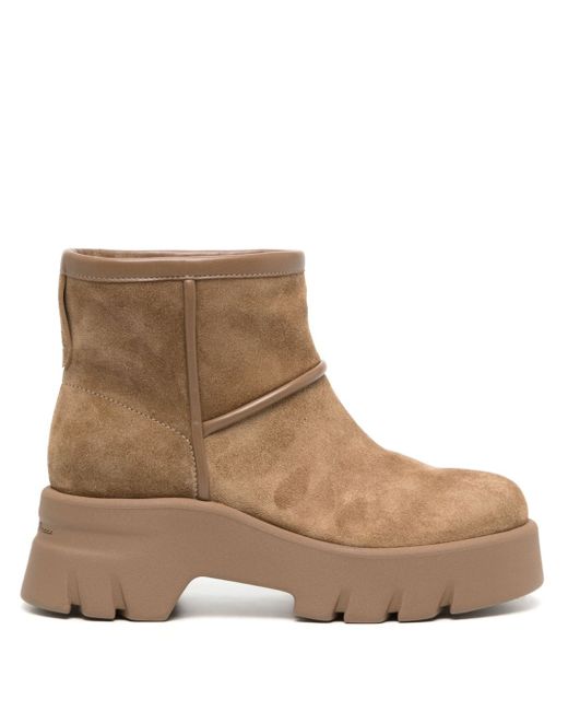 Gianvito Rossi shearling-lined suede boots