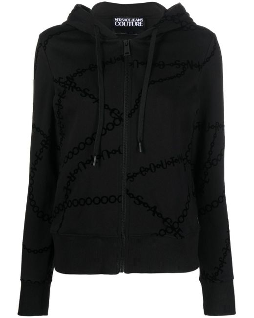 Versace Jeans Couture graphic-print cotton hoodie