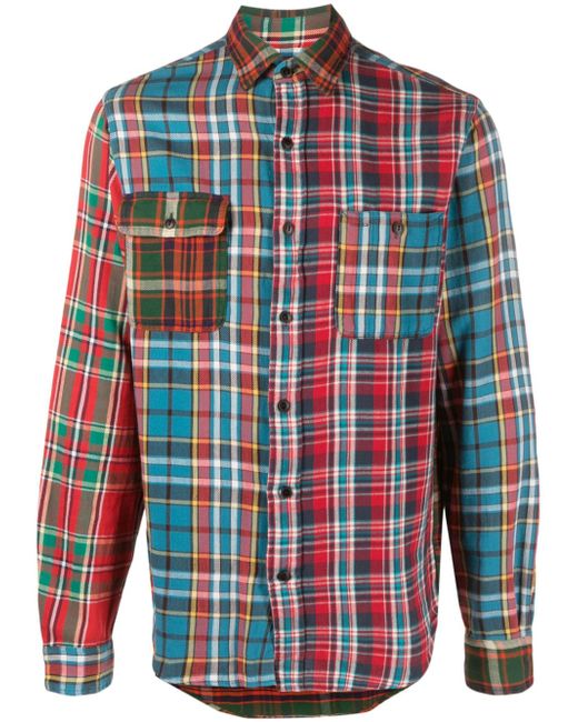 Polo Ralph Lauren patchwork plaid-check shirt