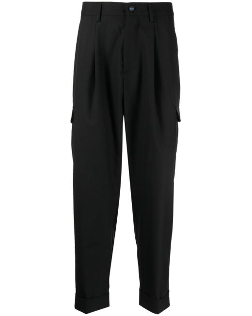 Kiton cropped tapered trousers