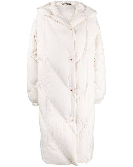 tout a coup diamond-quilted hooded jacket