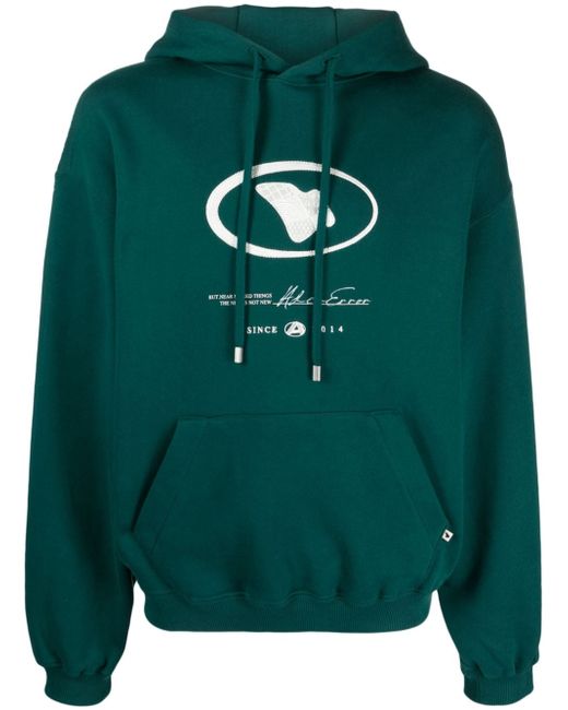 Ader Error logo-print hoodie