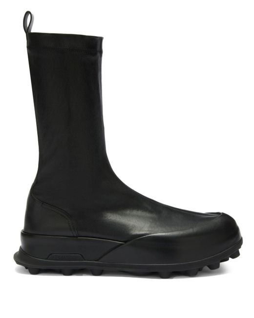 Jil Sander slip-on leather boots