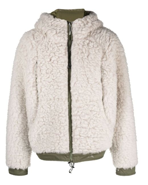 Roa zip-up hooded fleece jacket