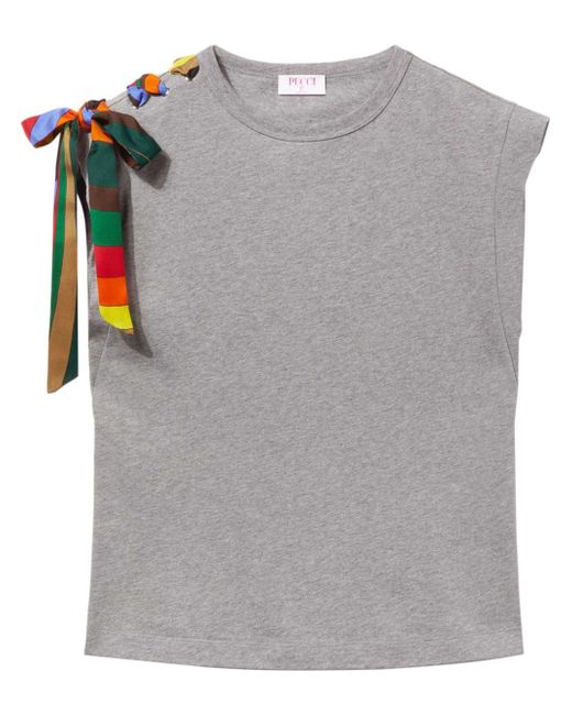 Pucci stripe-detailing T-shirt