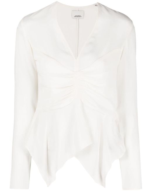 Isabel Marant Ulietta asymmetric blouse