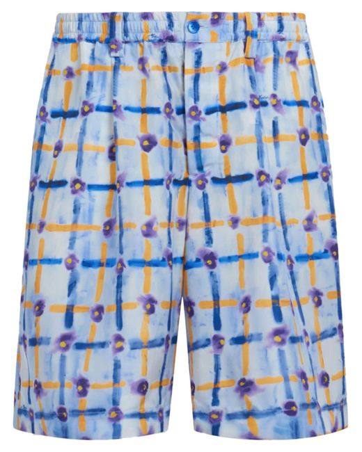 Marni abstract-print Bermuda shorts