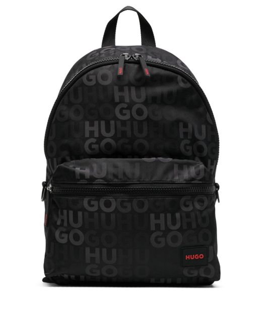Boss Ethon logo-print backpack
