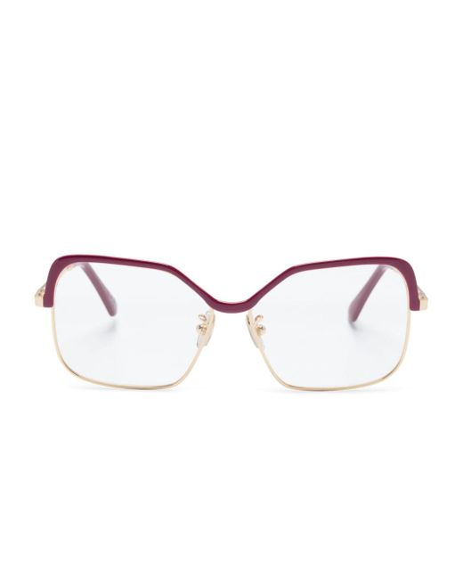 Marni Eyewear square-frame two-tone glasses