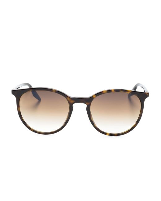 Ray-Ban tortoiseshell-effect round-frame sunglasses