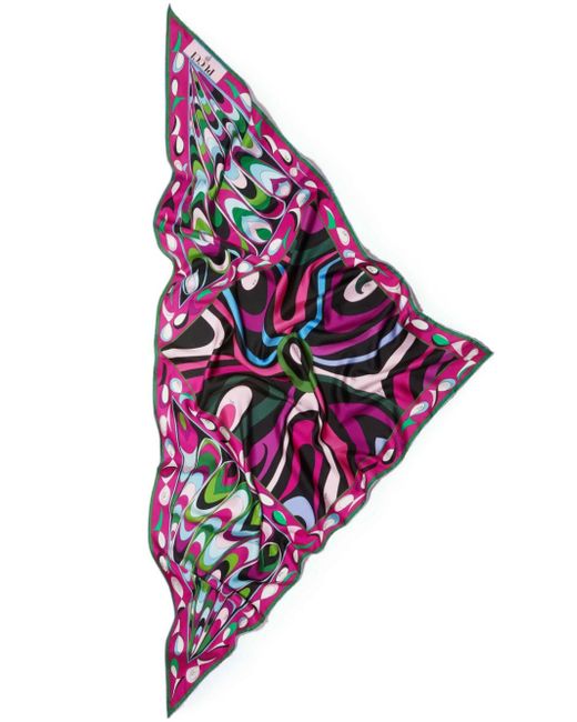 Pucci abstract print scarf