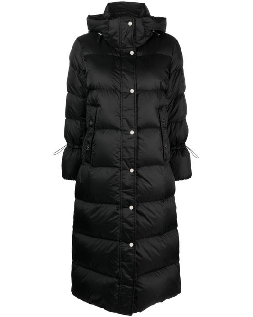 Moorer padded feather-down coat