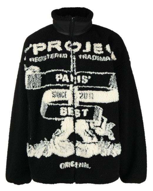 Y / Project Paris Best jacquard fleece jacket