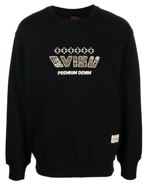 Evisu logo-print sweatshirt
