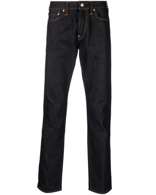 Evisu mid-rise straight-leg jeans