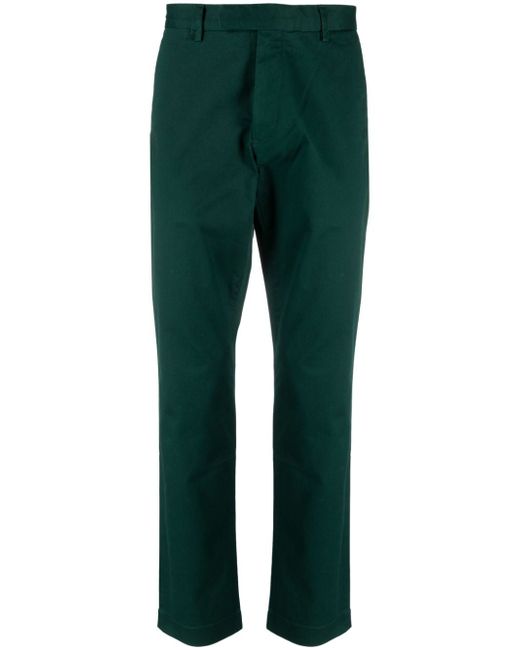 Polo Ralph Lauren logo-patch cotton-blend tapered trousers