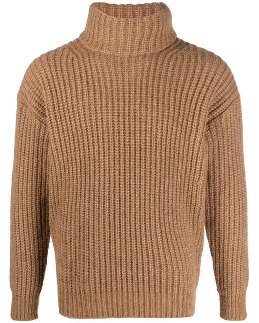 Roberto Collina roll-neck chunky-knit jumper