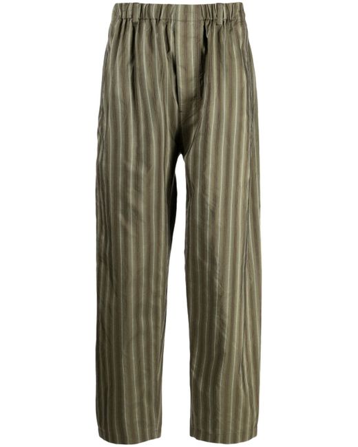 Lemaire straight-leg striped trousers