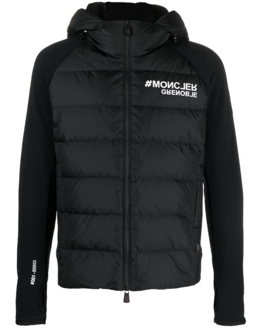 Moncler Grenoble logo-print hooded jacket