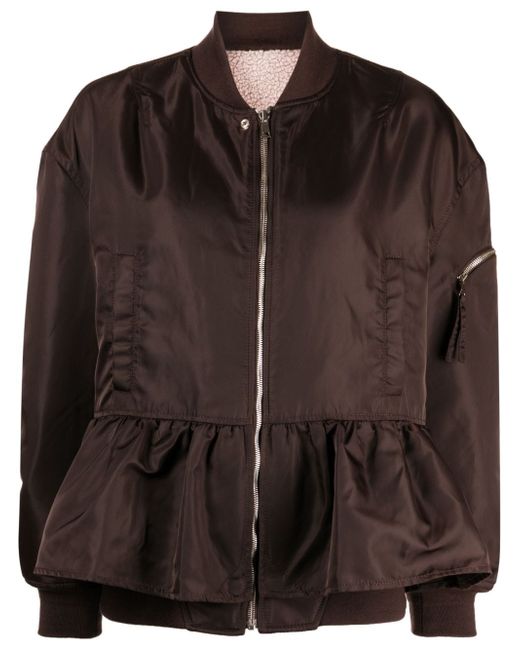 Studio Tomboy reversible zip-up bomber jacket