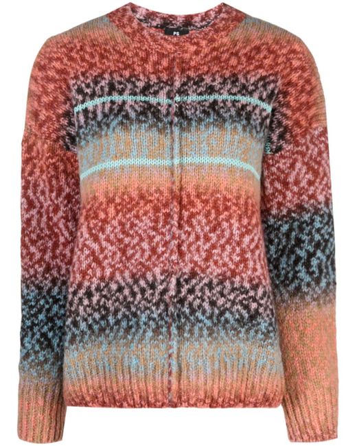 PS Paul Smith intarsia-knit crew-neck jumper