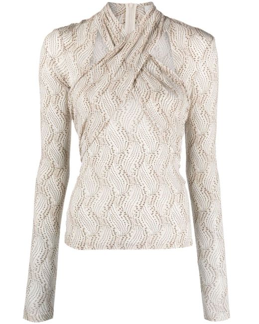Isabel Marant cut-out long-sleeve top