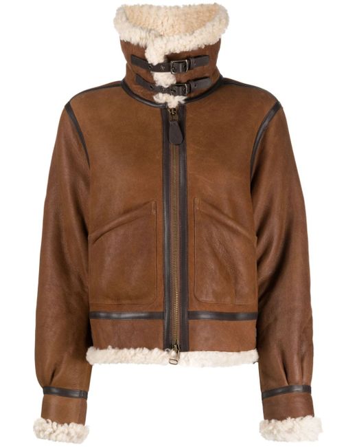 Polo Ralph Lauren shearling-lined leather jacket