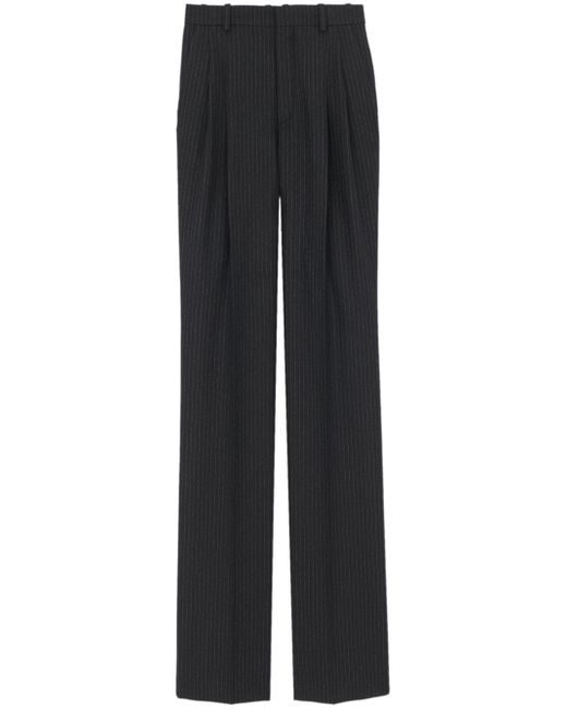 Saint Laurent striped flared trousers