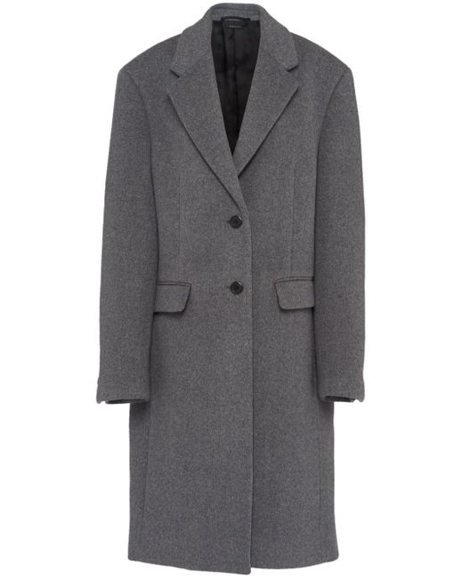 Prada single-breasted tailored coat