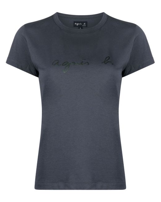 Agnès B. logo-print T-shirt