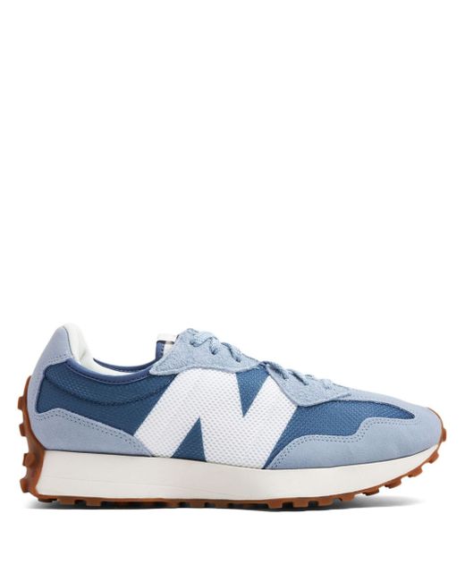 New Balance 327 panelled suede sneakers
