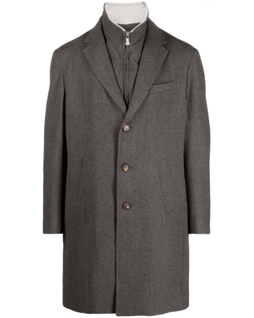 Eleventy single-breasted wool coat