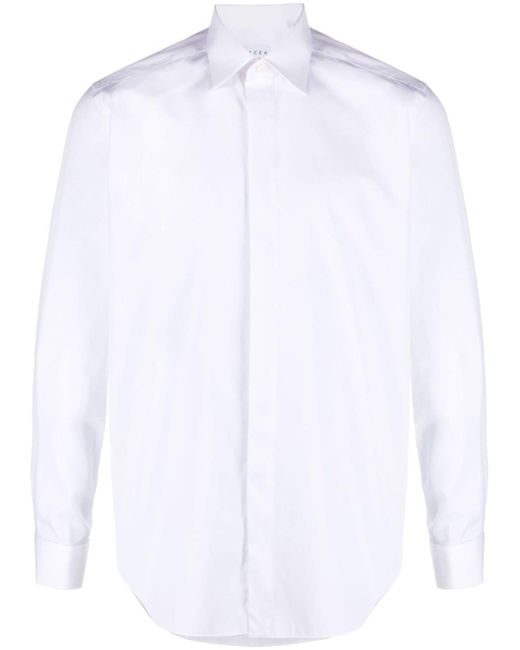 Xacus pointed-collar shirt