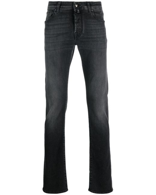 Jacob Cohёn mid-rise tapered-leg jeans